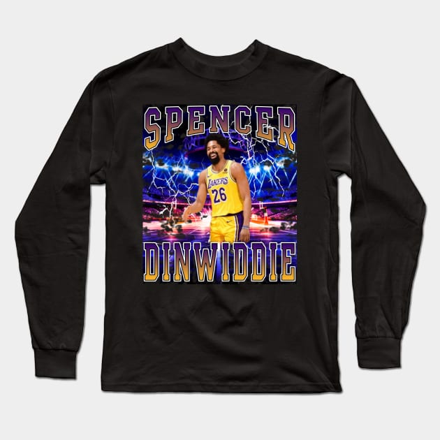 Spencer Dinwiddie Long Sleeve T-Shirt by Gojes Art